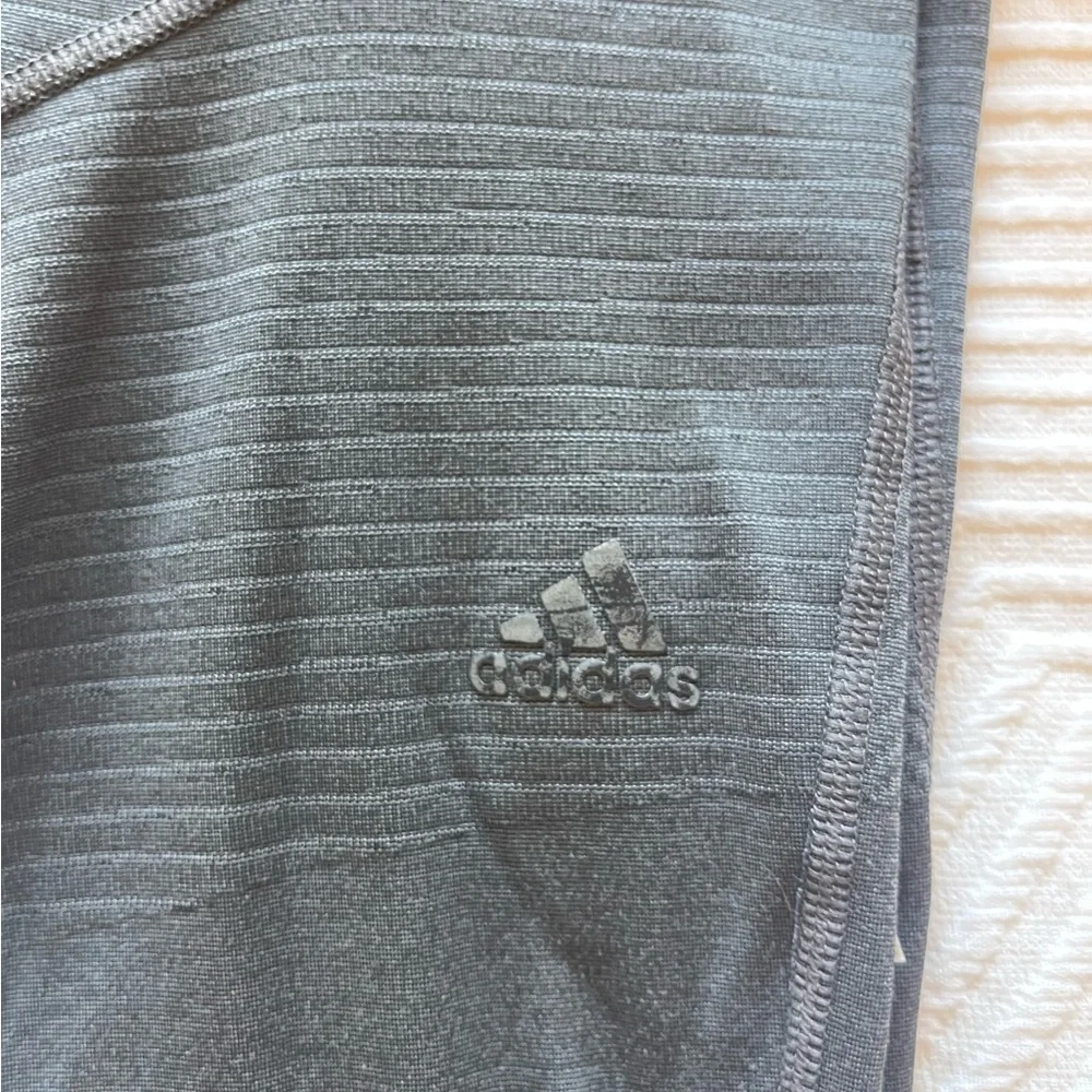 Adidas Energy Running Climaheat Grey Black Leggings Size Medium - Picture 9 of 11